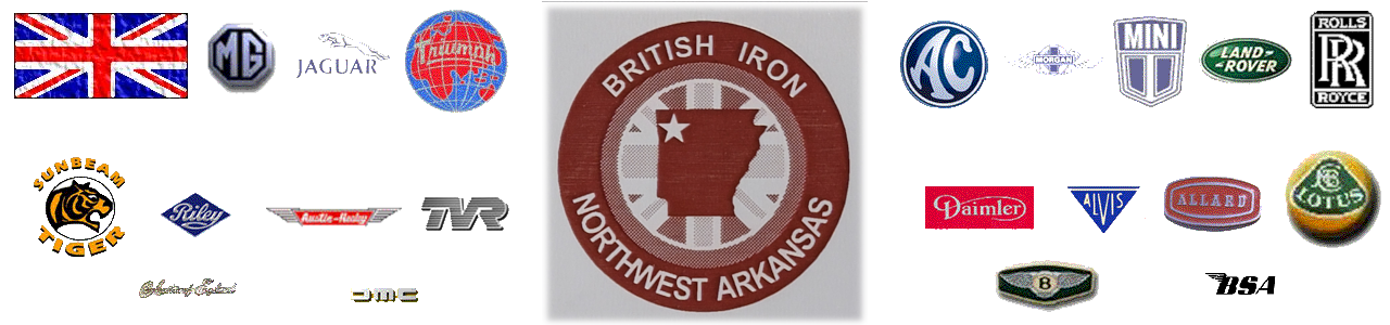 Logo for British Iron Touring Club of Northwest Arkansas